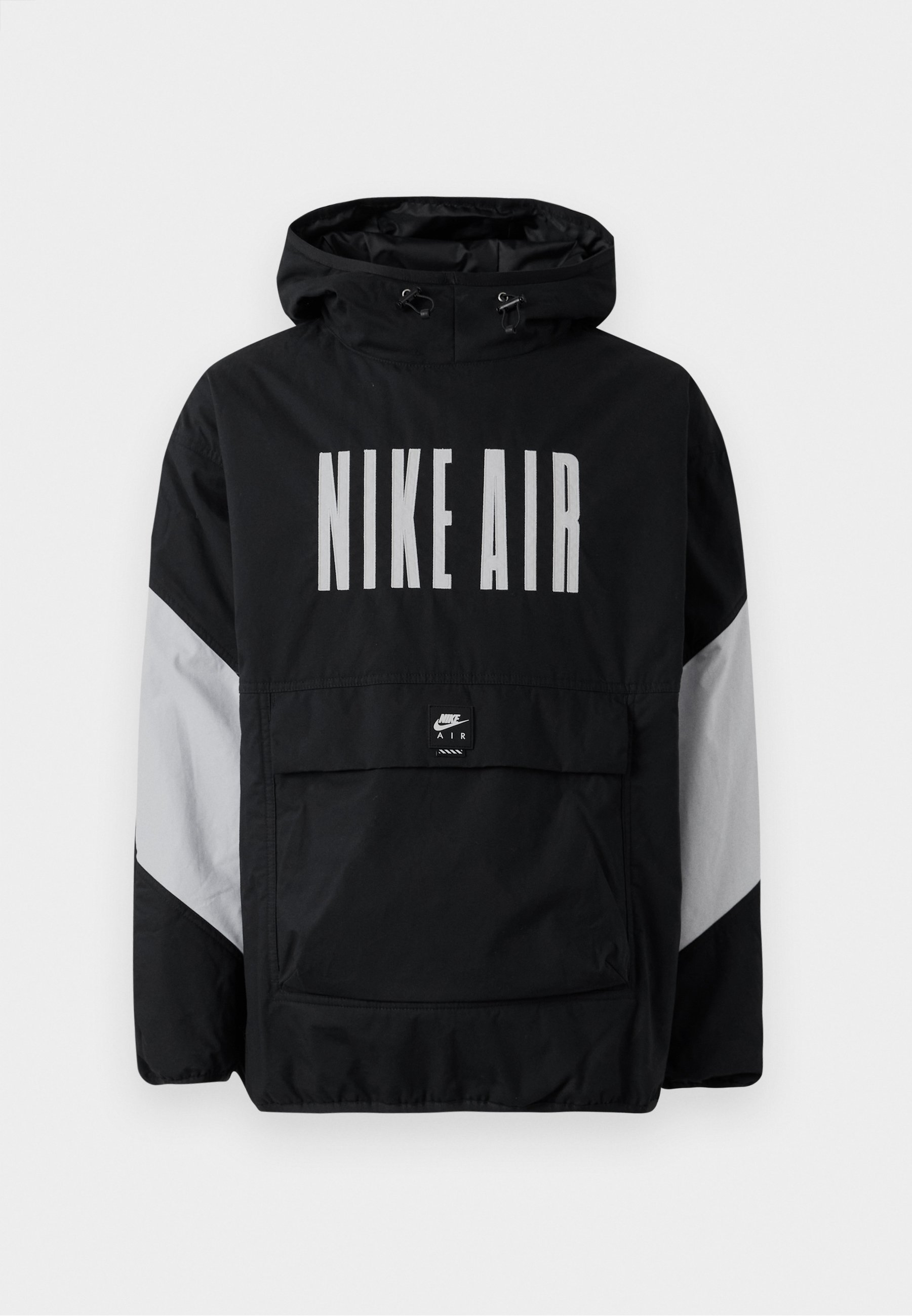 nike air windbreaker black and white