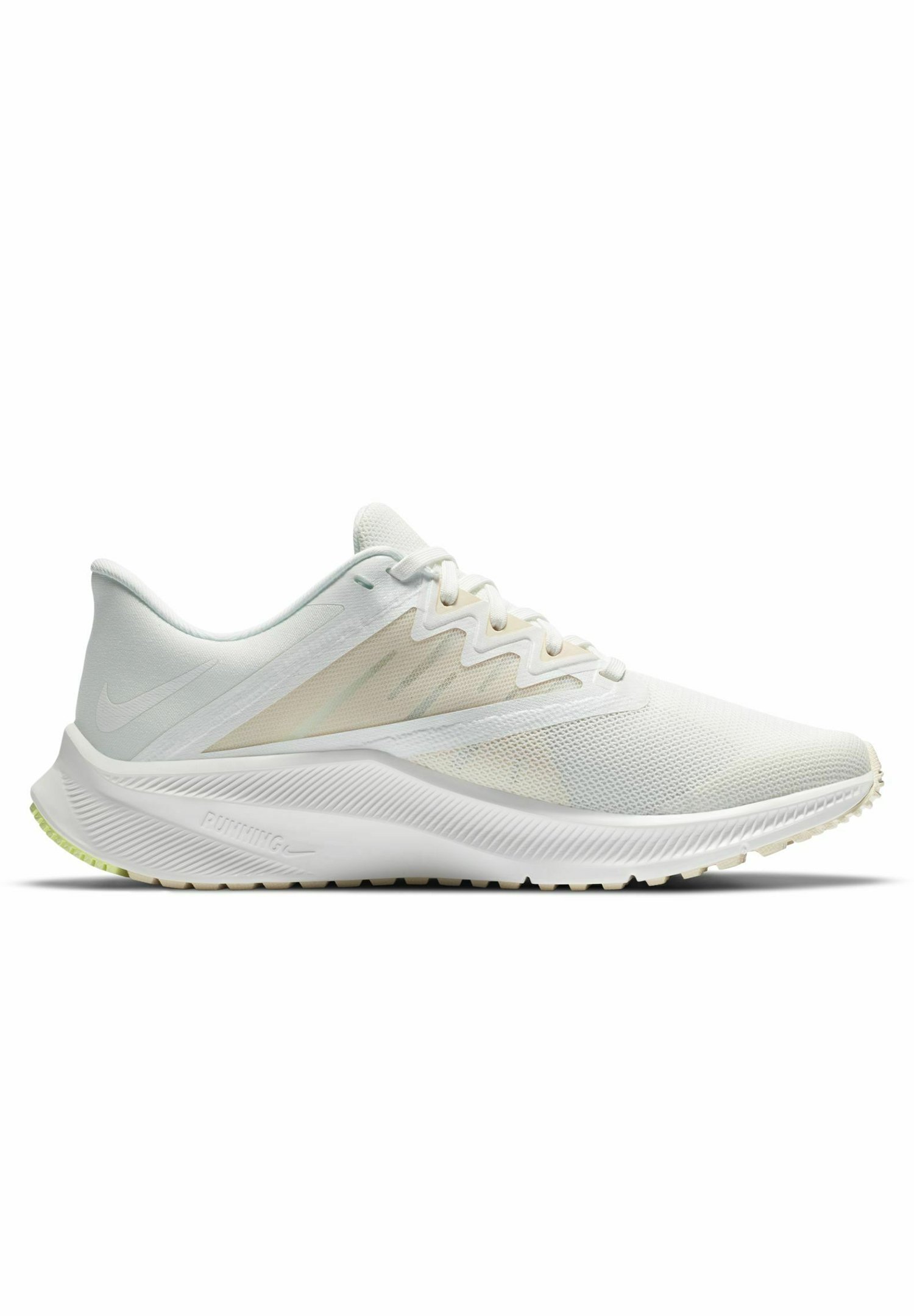 Nike Performance QUEST 3 - Chaussures de running neutres - summit  white/barely volt/guava ice/écru - ZALANDO.FR