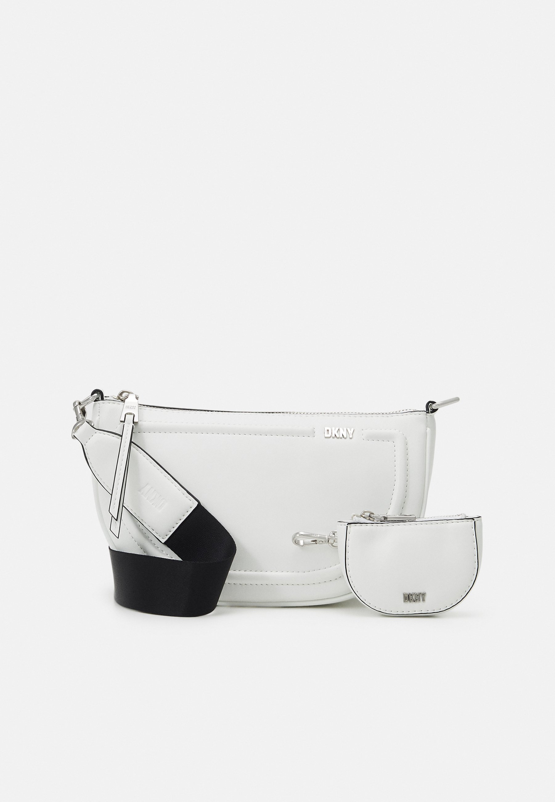dkny white cross body bag