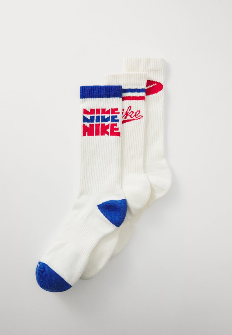 Nike Performance - UNISEX 3 PACK - Sports socks - sail/university red, Enlarge