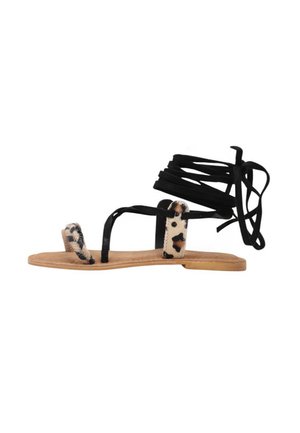 PISTACIA - Sandales tongs - black