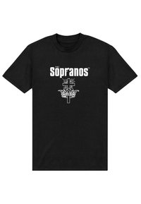 Henry Tiger SOPRANOS  - Triko s potiskem - black