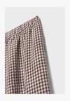 POPLIN VOLUME TROUSERS 01214154 - Pantalon classique - mottled dark brown