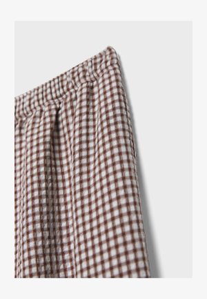 Stradivarius, Pantalon classique - mottled dark brown