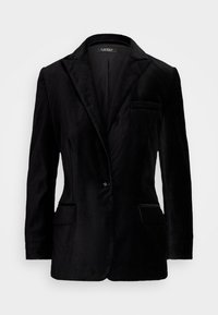 Lauren Ralph Lauren Petite STRETCH VELVET BLAZER - Blazer - black