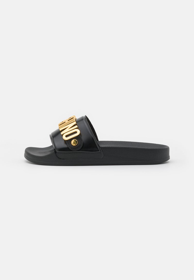 MOSCHINO - Sandalias planas - nero, Ampliar