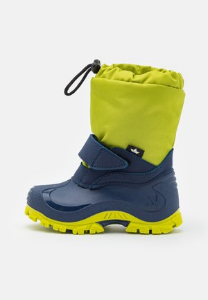 LICO WERRO - Bottes de neige - lemon/navy