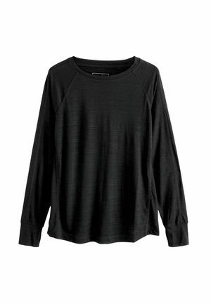 REGULAR FIT - ACTIVE LIGHTWEIGHT - Langærmet T-shirt - black
