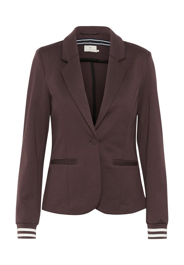KINNIE - Blazer - fudge chalk stripe2