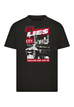GUNS N' ROSES LIES CITY ROCK MUSIC - T-Shirt print - schwarz