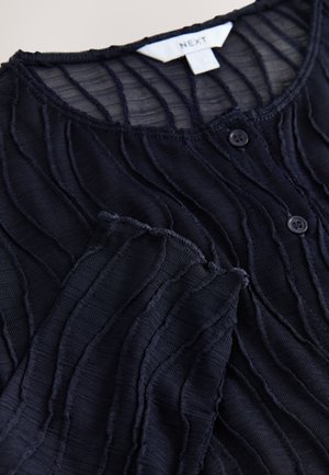 Next REGULAR FIT - TEXTURE LONG SLEEVE - Blúzka - navy