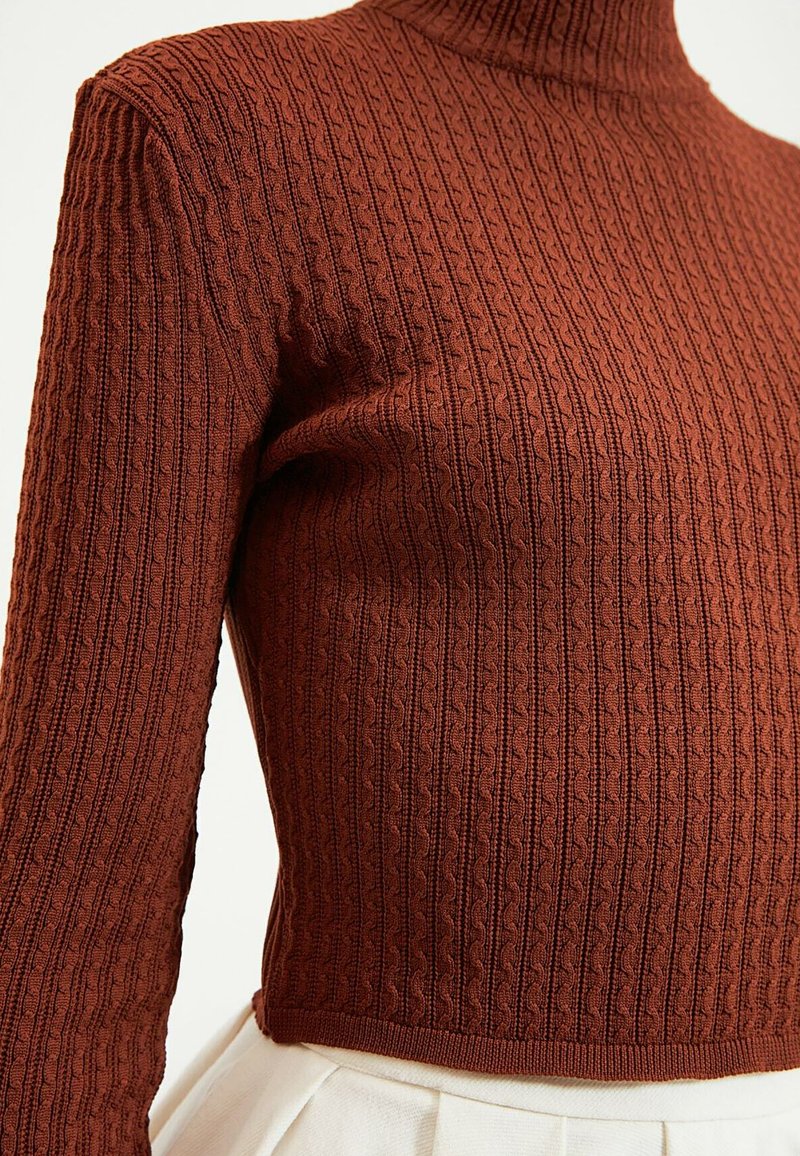 Damen Strickjacken | Trendyol Strickpullover brown/braun - ZW27193 Damen Strickjacken | Trendyol Strickpullover brown/braun - ZW27193