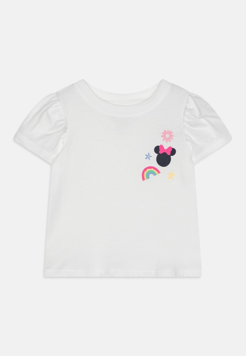 GAP TODDLER GIRL DISNEY Tshirt print new off white/donkerroze