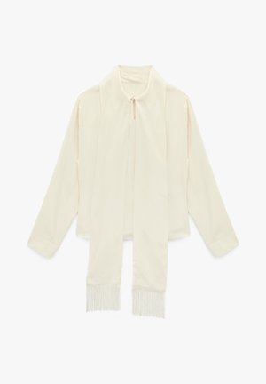 Koton, SHAWL COLLAR - Bluse - beige