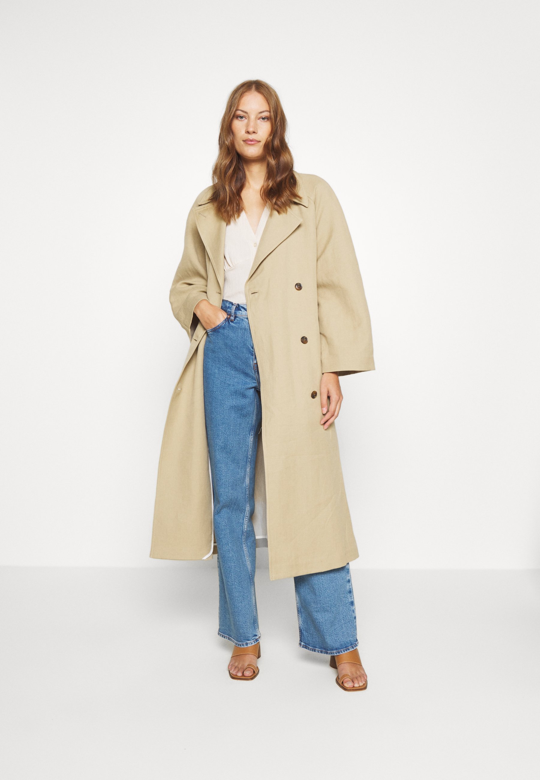 Samsøe Samsøe RILEY - Straight leg jeans - light ozone marble/blue denim -  Zalando.co.uk