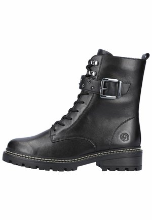 Bottines à lacets - schwarz schwarz