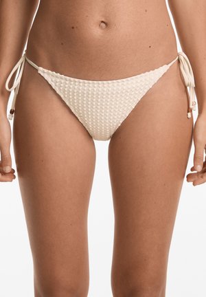 COVERAGE BUBBLE-TEXTURE  - Bikini pezzo sotto - stone