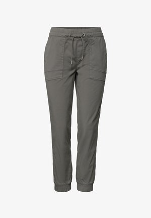 Street One, SLIM-LEG PANTS IN PAPER-TOUCH QUALITY - Pantalon classique - overcast grey