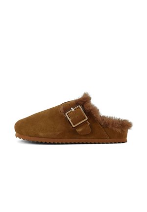 Clogs - cognac