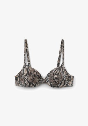 Calzedonia, CLASSIC SNAKE PUSH UP - Bikinitop - print