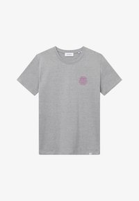 Selecionado, grey melange/magenta