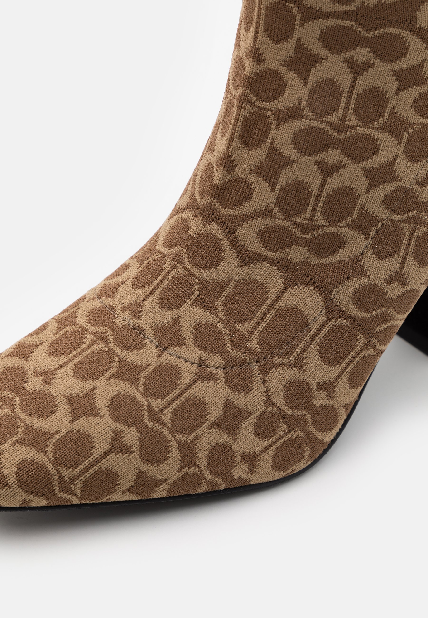 coach tan booties