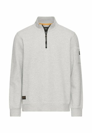 camel active, SWEATSHIRT MIT TROYERKRAGEN - Sweatshirt - dust grey