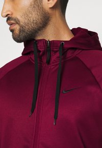 Nike Performance Camisola com fecho - dark beetroot/black