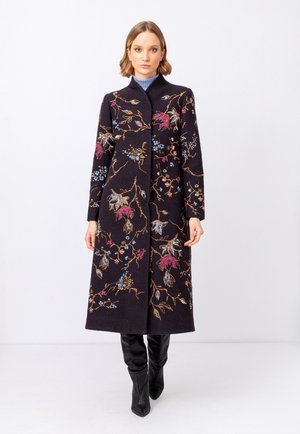 BOILED WITH EMBROIDERY - Klassisk kappa / rock - anthracite