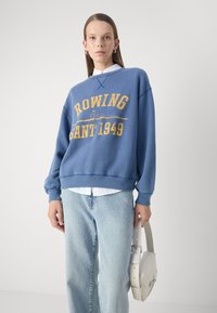 GANT GRAPHIC C-NECK - Sweatshirt - sailor navy