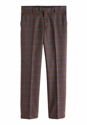 Next TAILORED FIT CHECK - Chino - rust brown