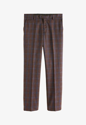 Next TAILORED FIT CHECK - Chino - rust brown