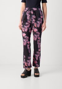 Lollys Laundry PANTS - Pantaloni - blue/pink