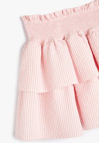 Koton TIERED - Falda acampanada - white