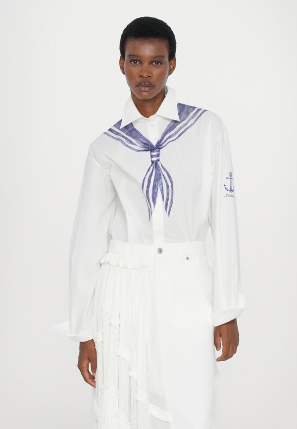 Maxi skirt - fantasia bianco2