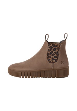 Tamaris, Ankle boots - taupe leopard