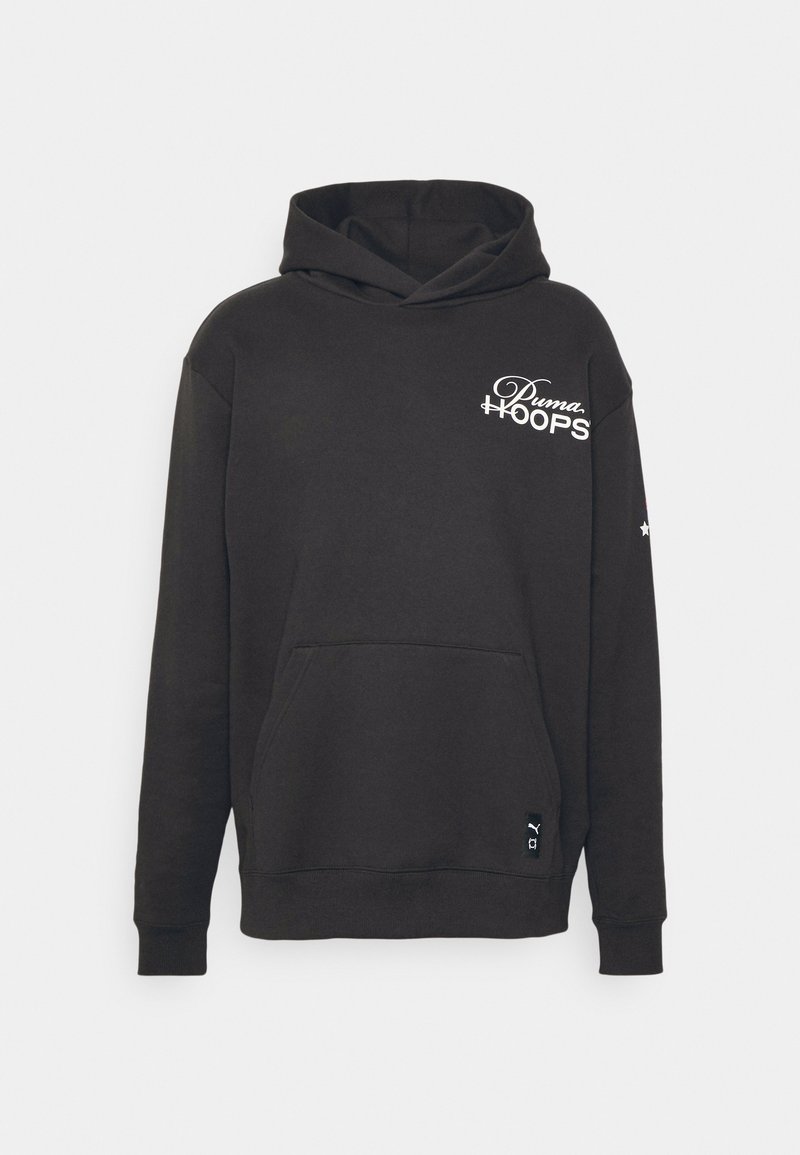 Puma FRANCHISE GRAPHIC HOODIE - Sweat à capuche - black/noir - ZALANDO.FR