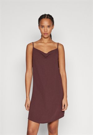 JDY JDYDIVYA MINI STRAP DRESS - Φόρεμα ημέρας - fudge