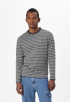 TEE - Topper langermet - black/ecru