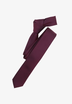 VENTI MUSTER BRAUN - Krawatte - dunkelrot