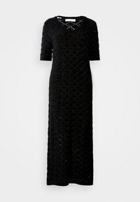SLFFINA 2/4 LONG STRUCTURE DRESS - Maxikjole - black