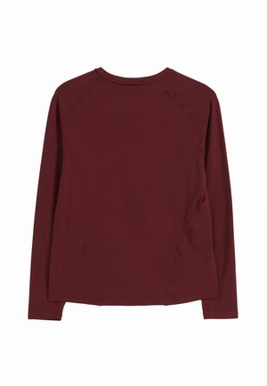 aim’n®, SOFT BASIC LONG SLEEVE - T-shirt à manches longues - merlot