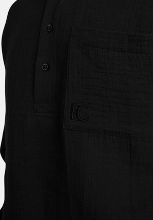 ESTEEM, MUSLIN HENLEY OVERSIZED - Shirt - black