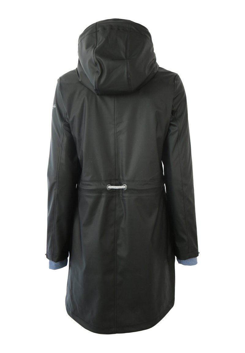 Damen Parkas | Schmuddelwedda SCHMUDDELWEDDA ALTIPLANO Regenjacke / wasserabweisende Jacke schwarz marine melange/schwarz - SS56 Damen Parkas | Schmuddelwedda SCHMUDDELWEDDA ALTIPLANO Regenjacke / wasserabweisende Jacke schwarz marine melange/schwarz - SS56