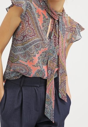 Bluse - bordeaux