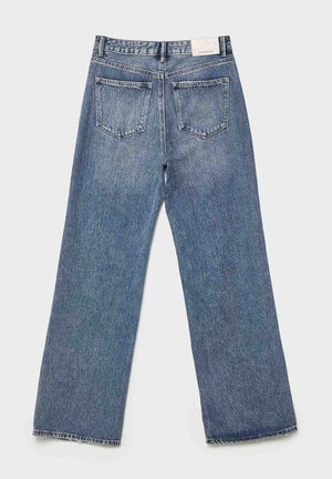 Stradivarius Jean boyfriend - dark blue denim