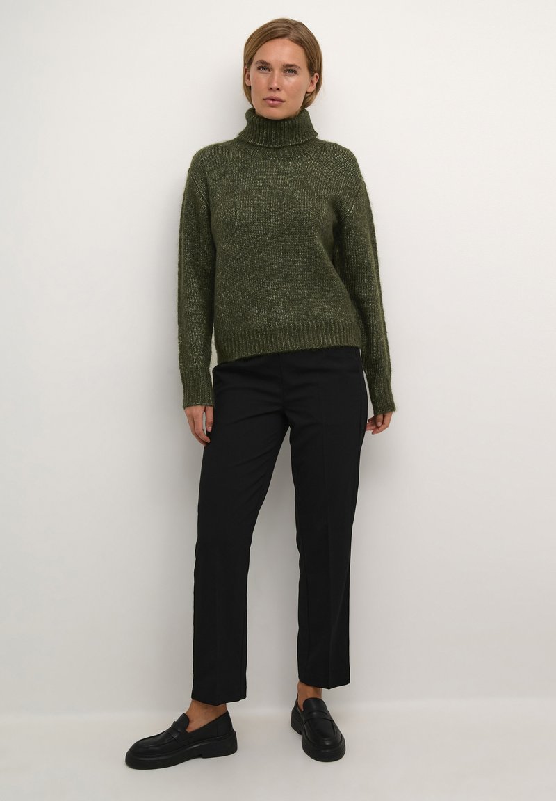 Kaffe KAALIOMA Jumper forest night melange/dark green