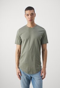 Jack & Jones JJENOA TEE CREW NECK 5 PACK - T-shirts - dark grey