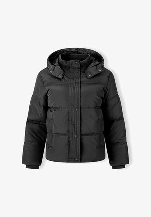 MINOTI, SHORT LENGHT WITH RIB COLLAR - WINTER JACKET - Veste d'hiver - black