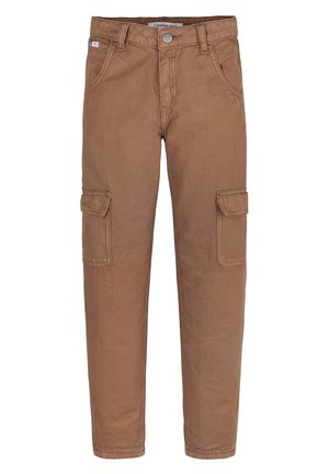 BARREL TAN COLOURED DENIM - Pantalon cargo - tan